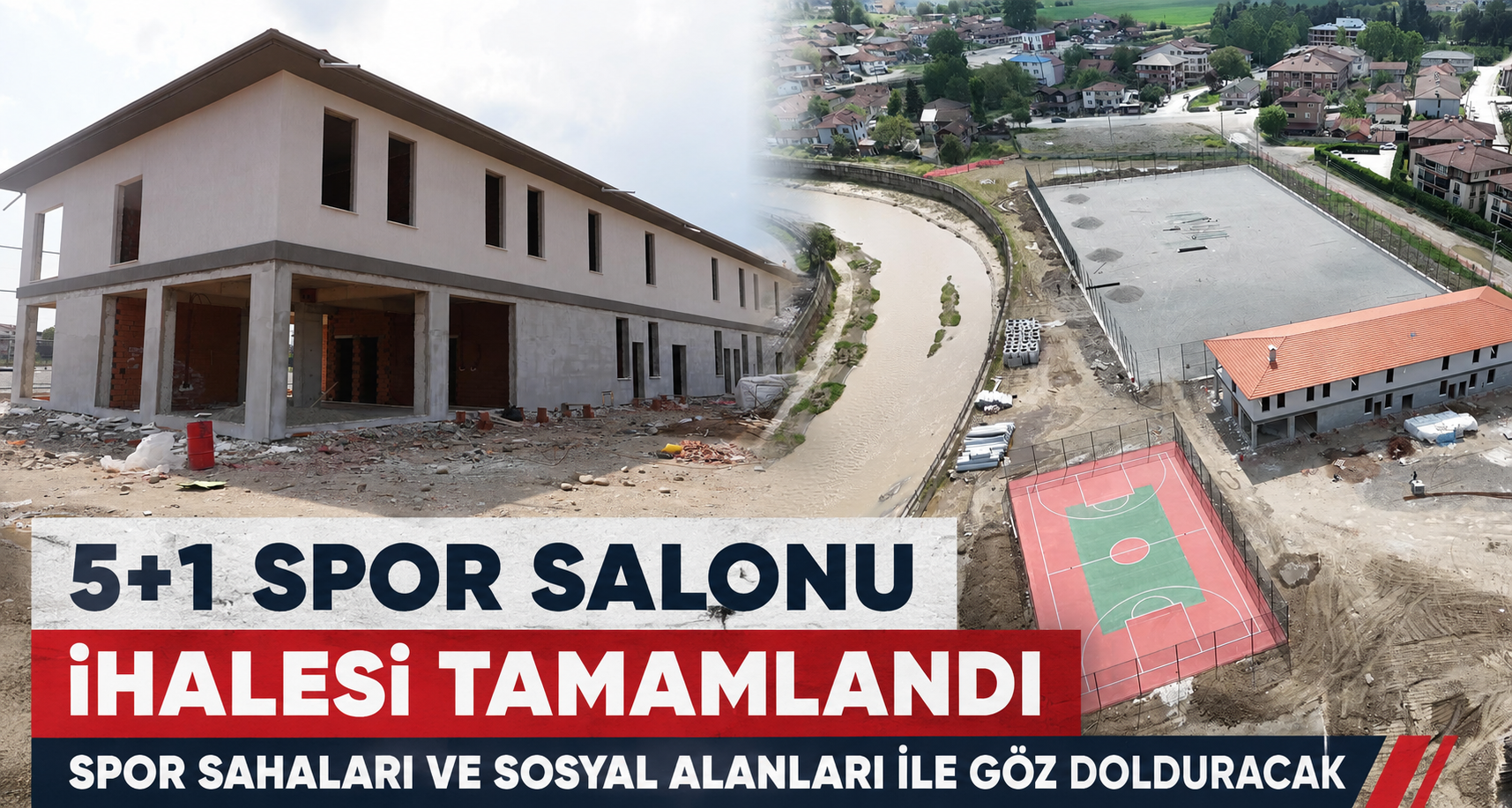 19 Mayıs Spor Kampüsü Hızla Yükseliyor