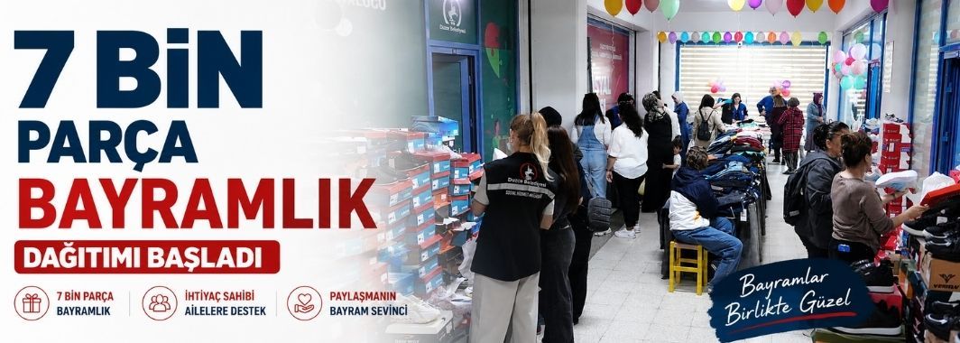 7 Bin Parça Bayramlık Dağıtımı Başladı