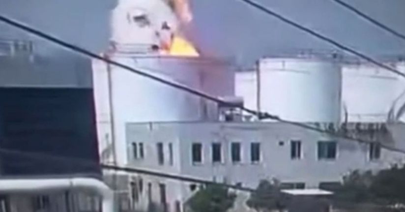 Mersin’de bir işçinin hayatını kaybettiği patlama anı kamerada