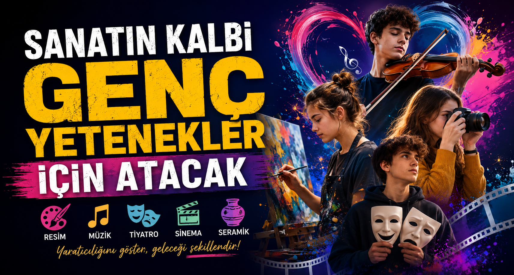 Sanatın Kalbi Genç Yetenekler İçin Atacak