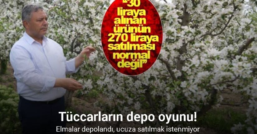 Tüccarların depo oyunu: Elmalar depolandı, ucuza satılmak istenmiyor