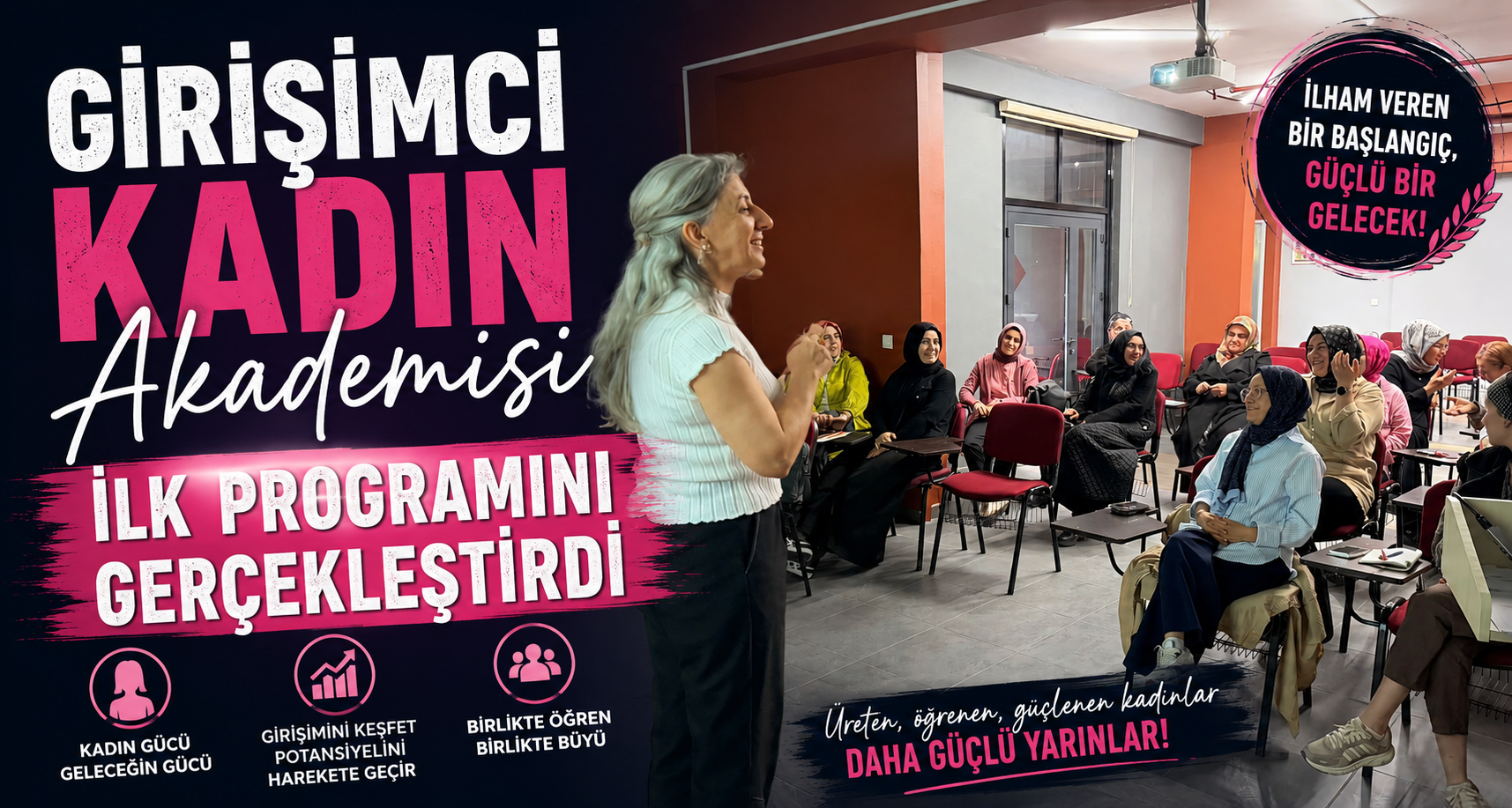 Girişimci Kadın Akademisi İlk Programını Gerçekleştirdi