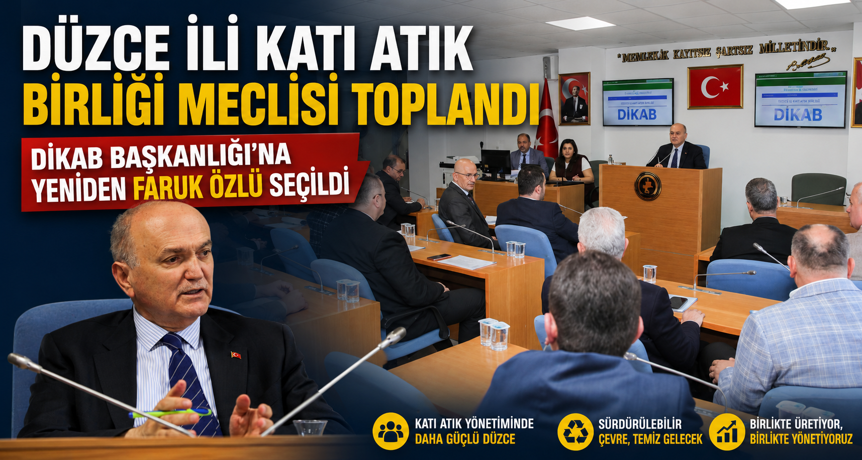 Düzce İli Katı Atık Birliği Meclisi Toplandı