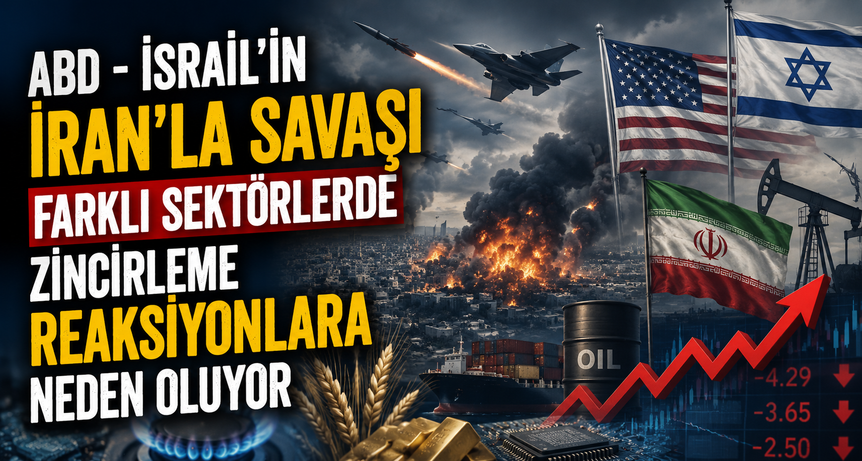 ABD - İsrail’in İran’la savaşı farklı sektörlerde zincirleme reaksiyonlara neden oluyor