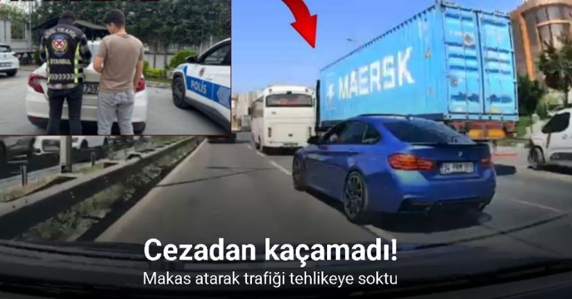 Esenyurt’ta makas atan sürücüye 96 bin TL ceza, ehliyetine ve araca el konuldu