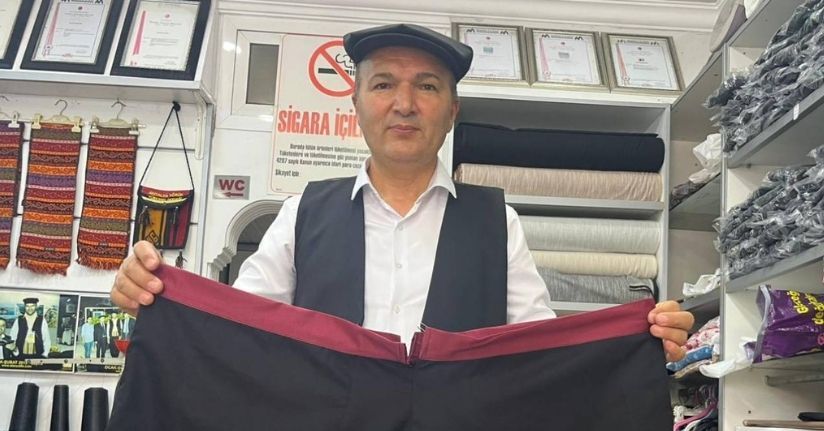 30 metrekarelik atölyede 36 yıldır Alanya şalvarını dünyaya tanıtıyor