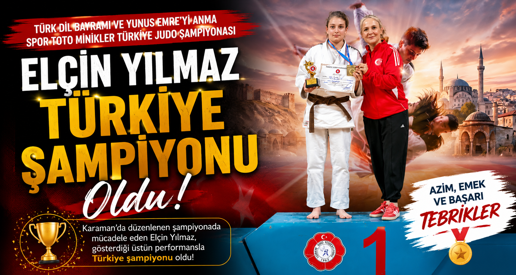 Elçin Yılmaz Türkiye Şampiyonu Oldu
