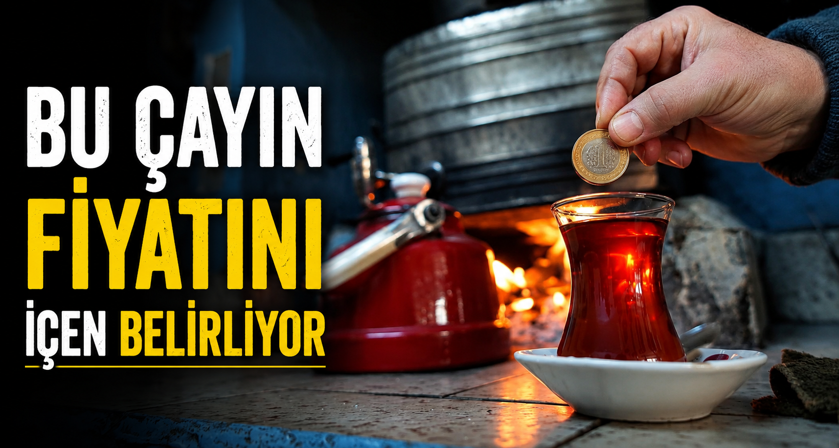 Bu çayın fiyatını içen belirliyor