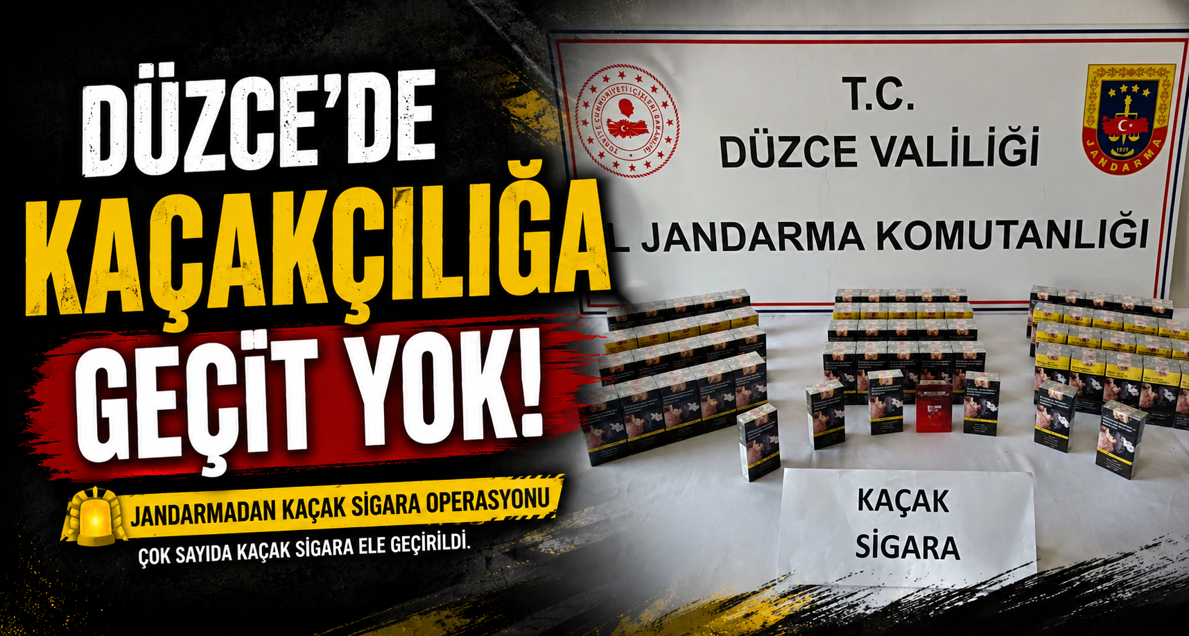 Düzce'de Kaçakçılığa Geçit Yok