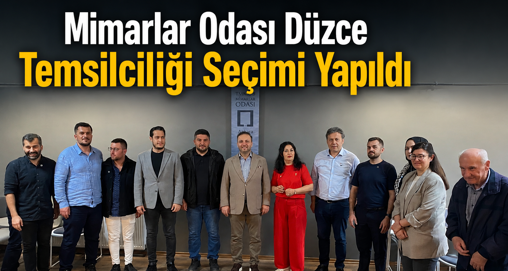 Mimarlar Odası Düzce Temsilciliği Seçimi Yapıldı