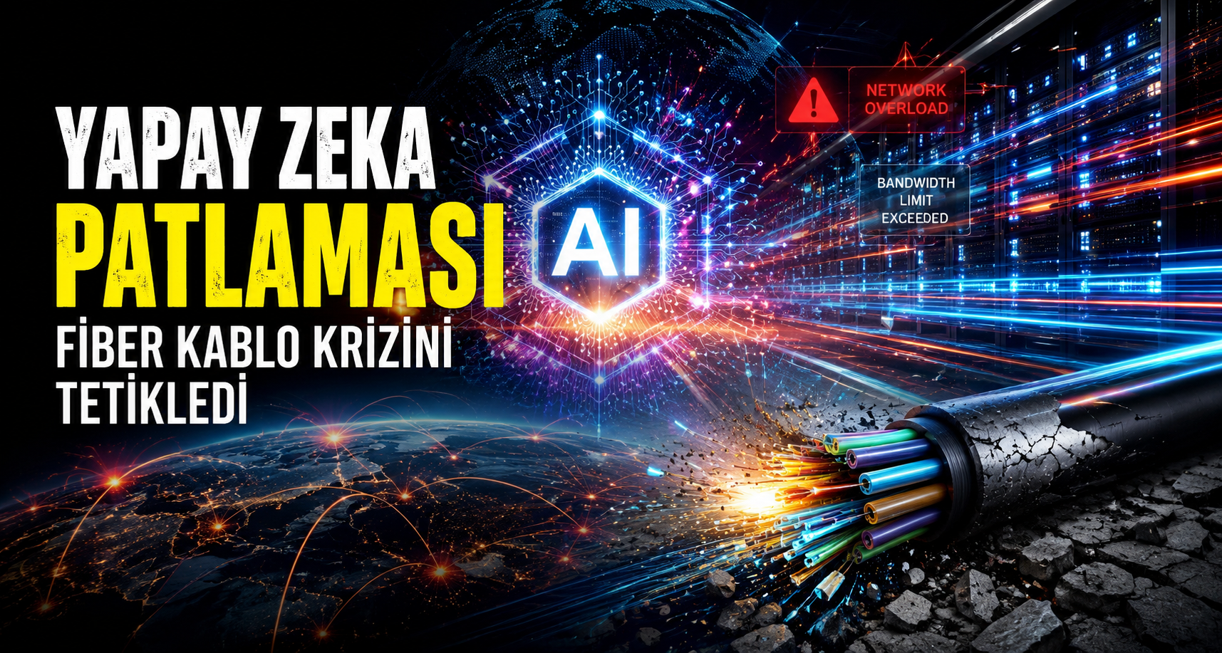 Yapay Zeka Patlaması Fiber Kablo Krizini Tetikledi