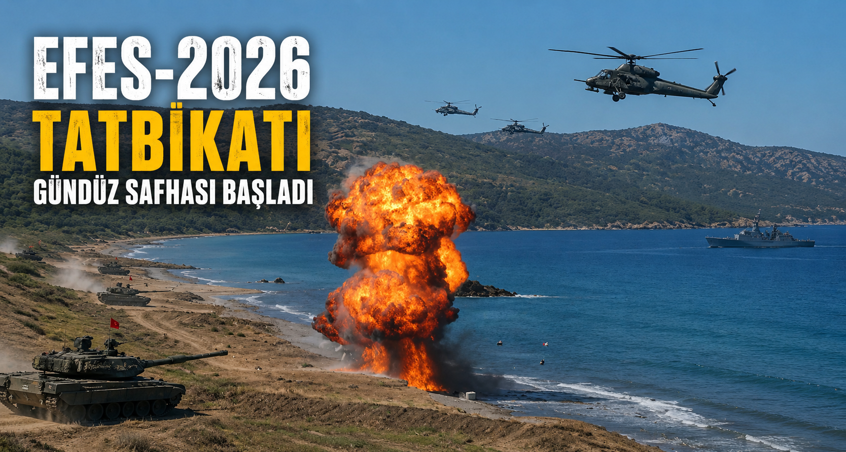 EFES-2026 Tatbikatı’nın gündüz safhası başladı