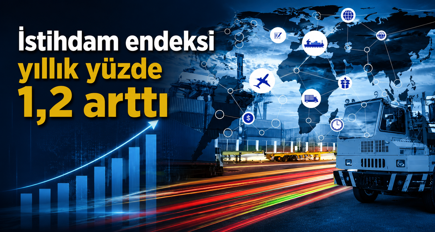 İstihdam endeksi yıllık yüzde 1,2 arttı