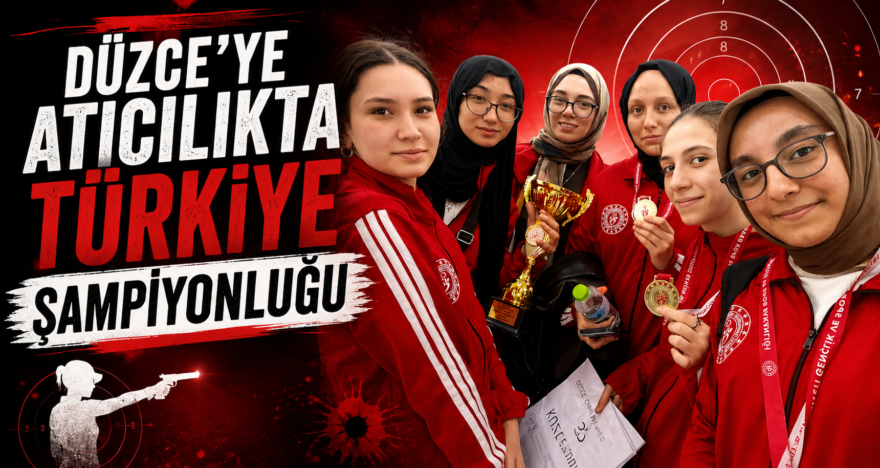 Düzce’ye Atıcılıkta Türkiye Şampiyonluğu