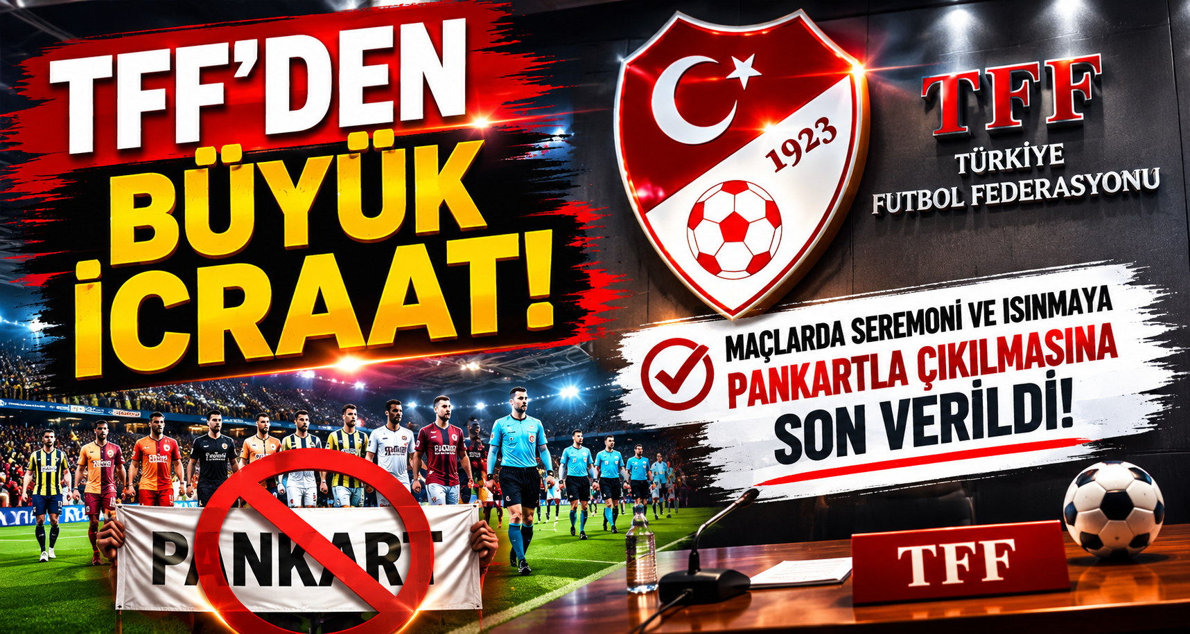 TFF'den Büyük İcraat