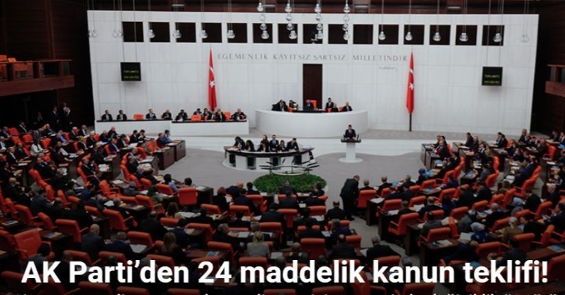 AK Parti’den yeni kanun teklifi