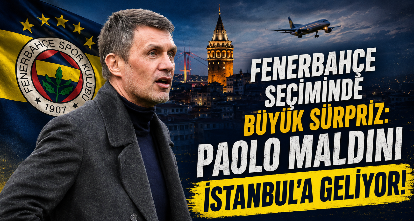 Fenerbahçe Seçiminde Büyük Sürpriz: Paolo Maldini İstanbul’a Geliyor