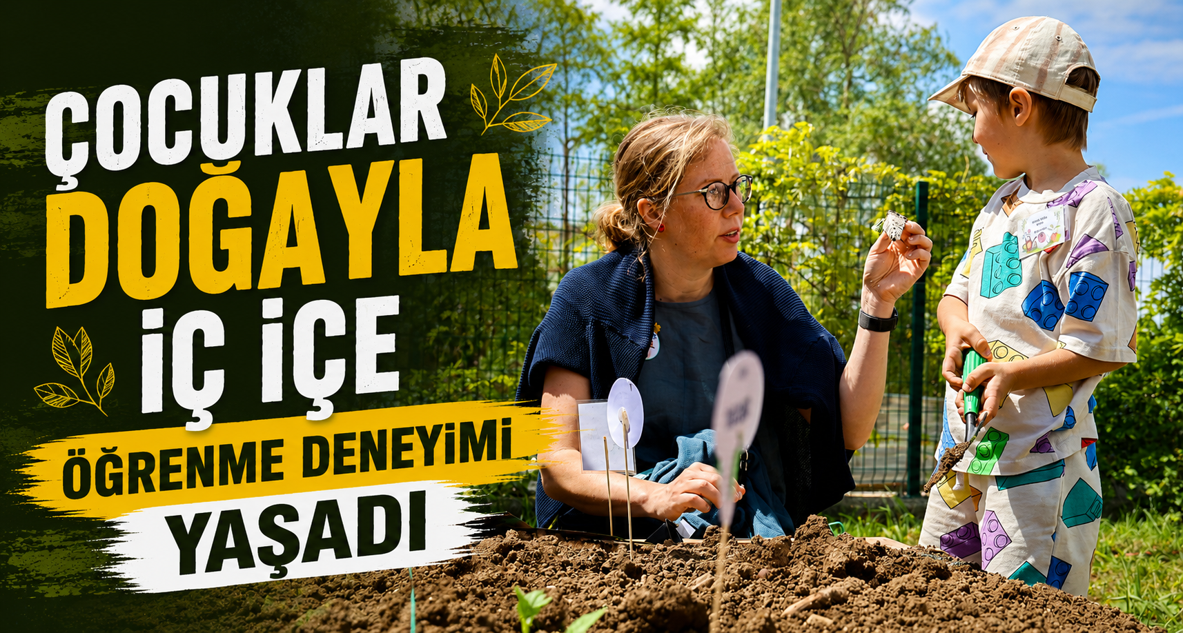 Çocuklar Doğayla İç İçe Öğrenme Deneyimi Yaşadı