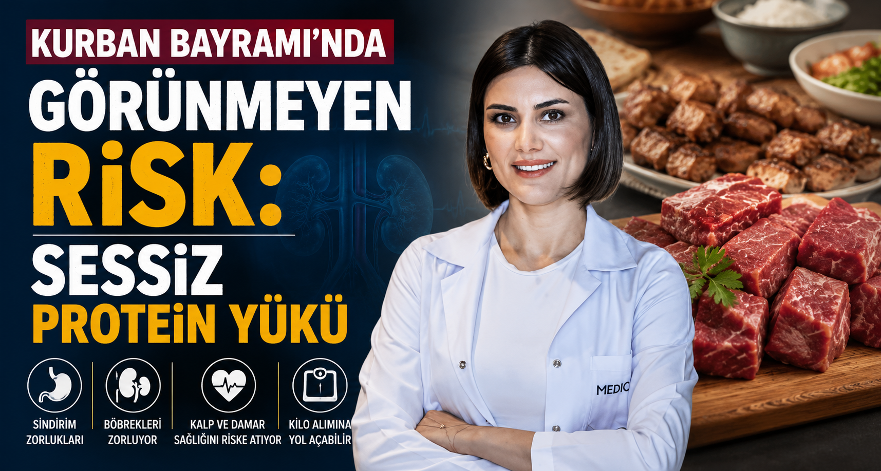 Kurban Bayramı’nda görünmeyen risk: Sessiz protein yükü