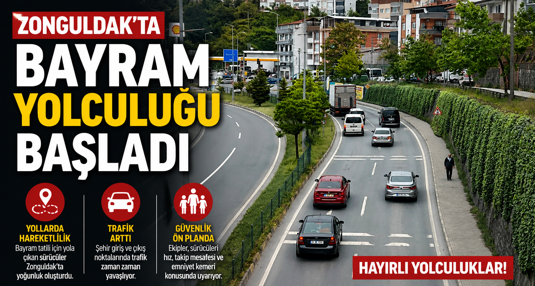 Zonguldak’ta bayram yolculuğu başladı