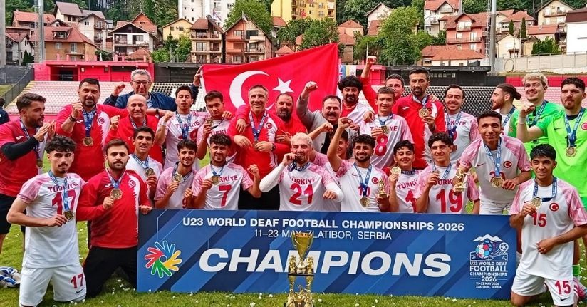 İşitme Engelliler U23 Milli Takımı, dünya şampiyonu oldu