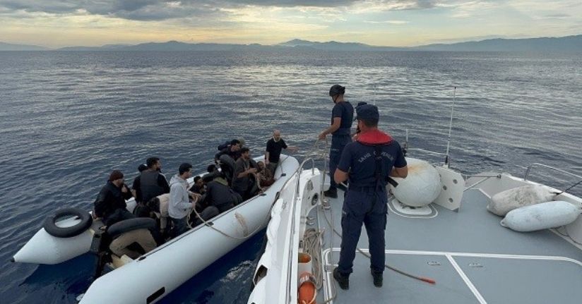 Aydın’da 19 düzensiz göçmen kurtarıldı