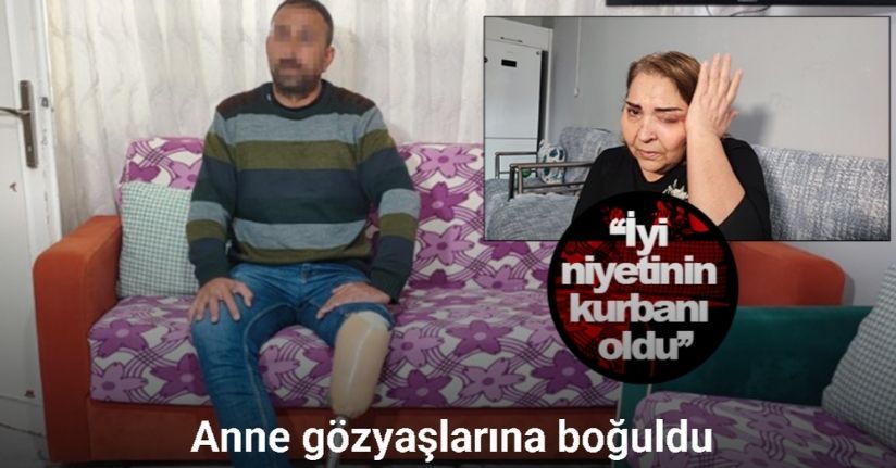 Protez bacaklı adam alacağını almak için IBAN verdi, cezaevine girip işinden oldu