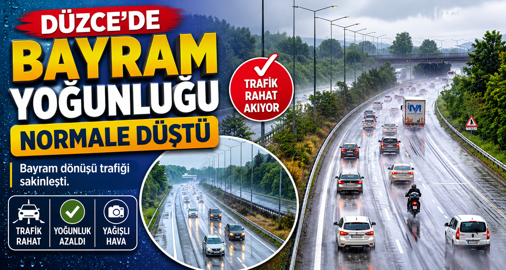 Düzce’de Bayram Yoğunluğu Normale Düştü