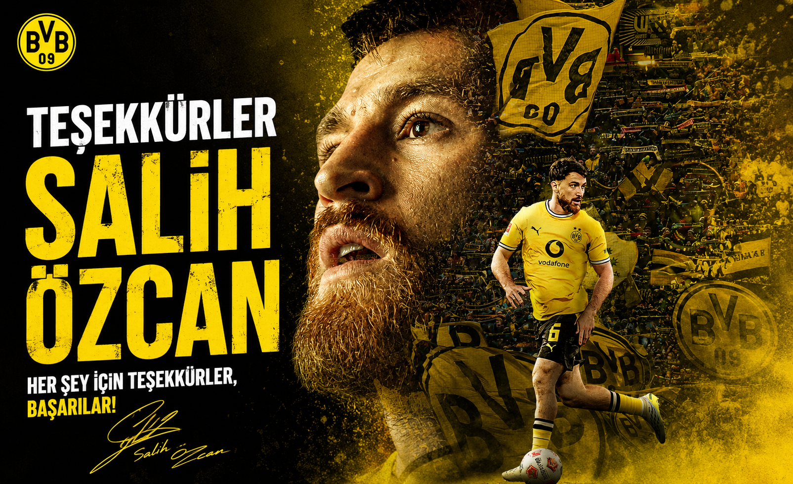 Borussia Dortmund, Salih Özcan’a veda etti