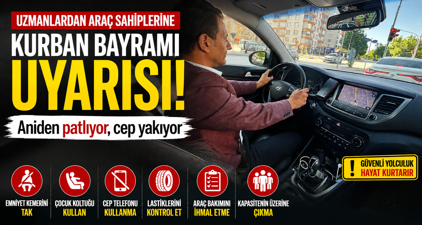 Araç Sahiplerine Kurban Bayramı Uyarısı: Aniden Patlıyor, Cep Yakıyor
