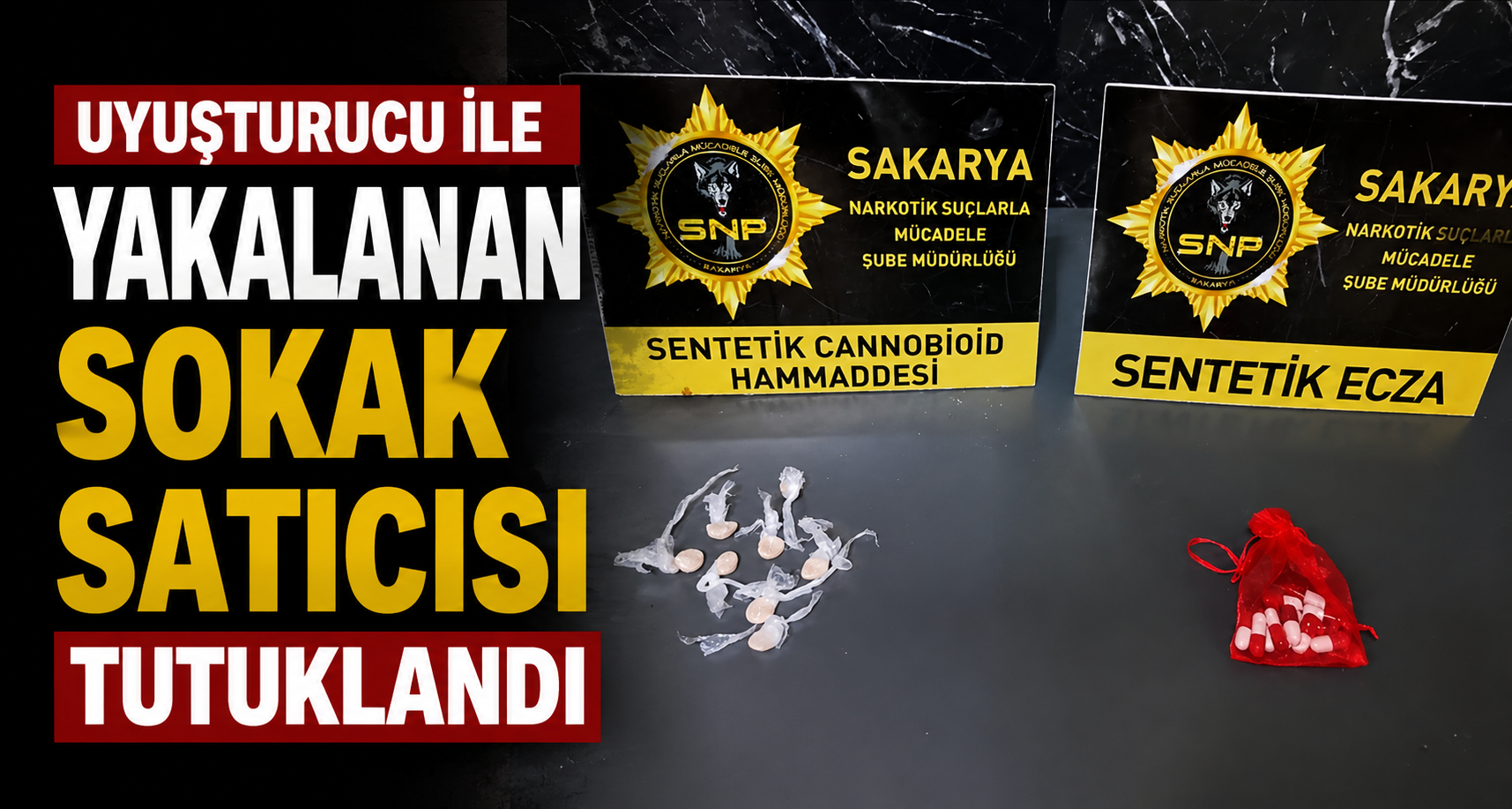 Uyuşturucu ile yakalanan sokak satıcısı tutuklandı
