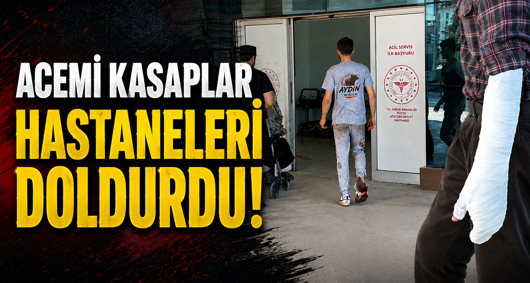 Acemi kasaplar hastaneleri doldurdu