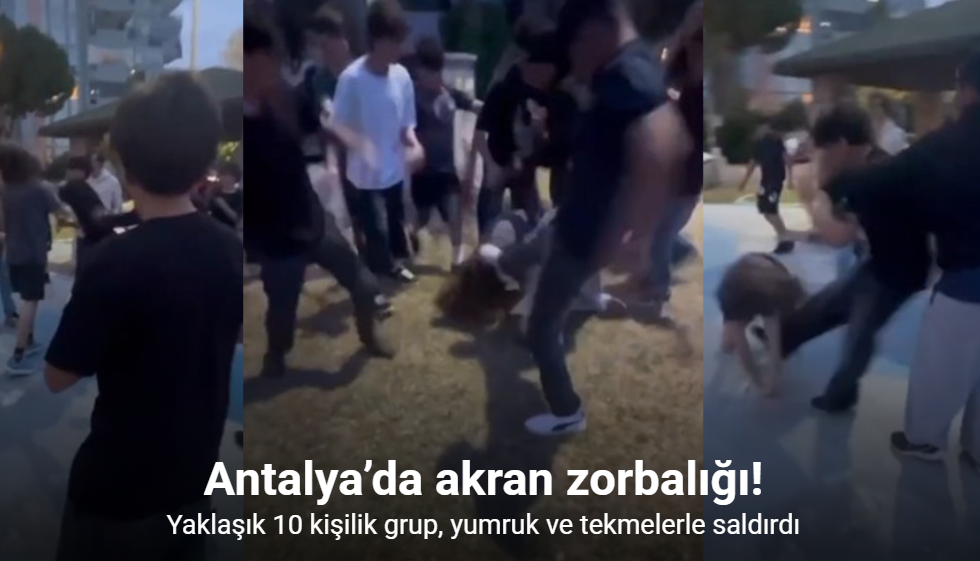 Antalya’da akran zorbalığı