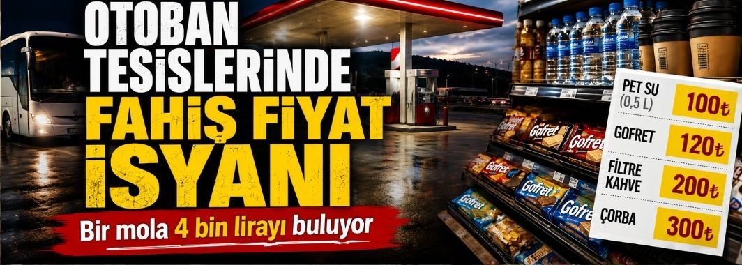 Otoban Molası Cep Yakıyor