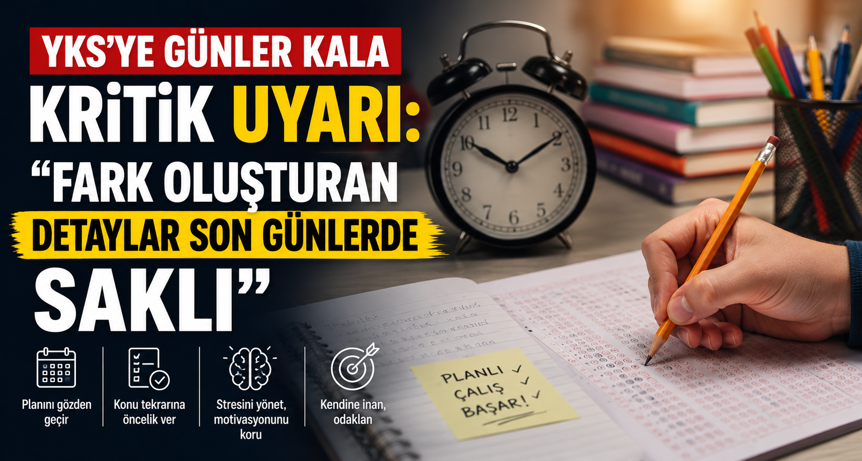 YKS’ye günler kala kritik uyarı: 