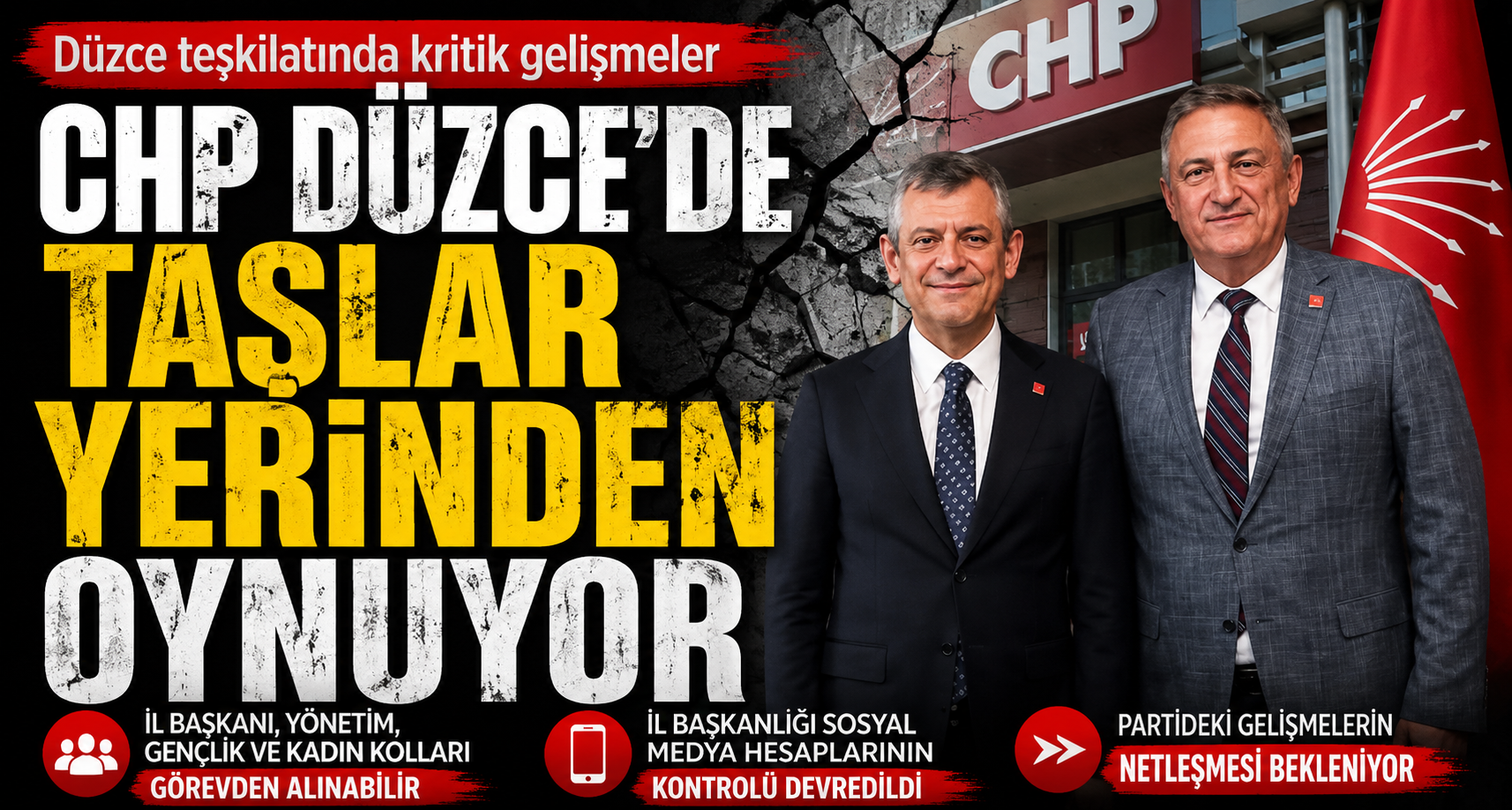 CHP Düzce Teşkilatında Kriz İddiası
