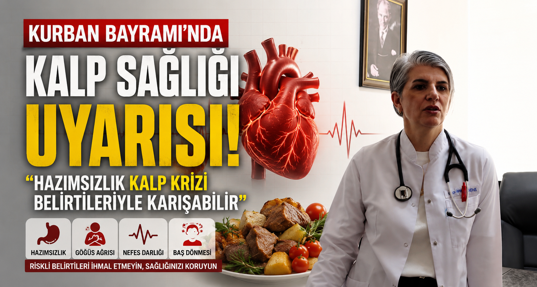 Hazımsızlık kalp krizi belirtileriyle karışabilir