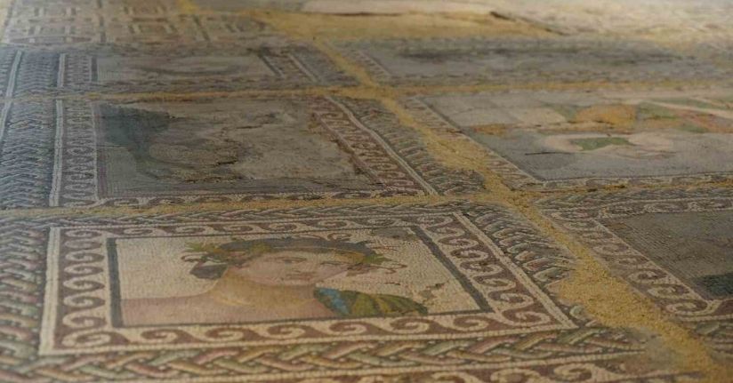 Aşil ve Thetis’in yer aldığı Amisos Mozaiği Samsun Müzesinde sergileniyor