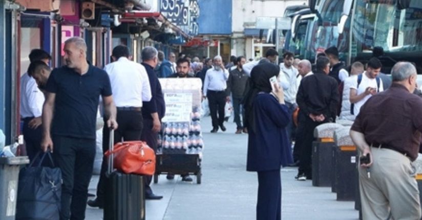 15 Temmuz Demokrasi Otogarı'nda bayram dönüşü yoğunluğu
