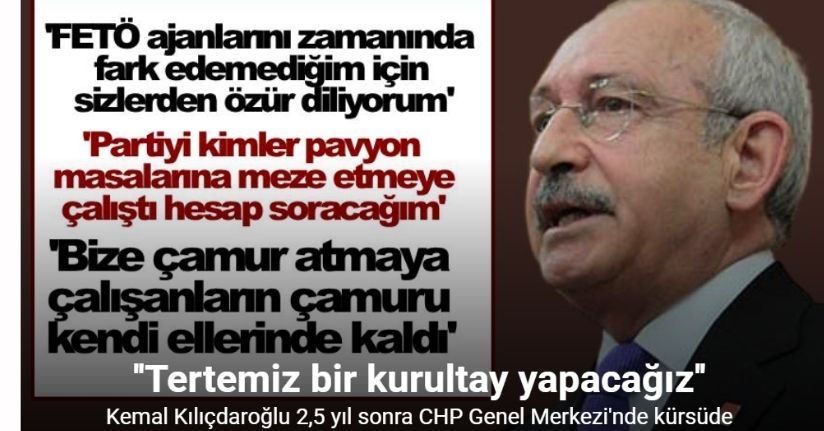 CHP Genel Başkanı Kılıçdaroğlu: 