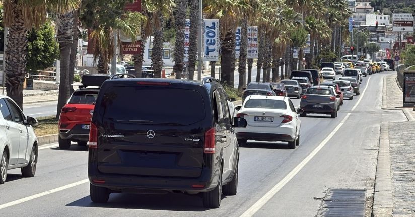 Bodrum’da son 36 saatte 25 binden fazla araç çıkış yaptı