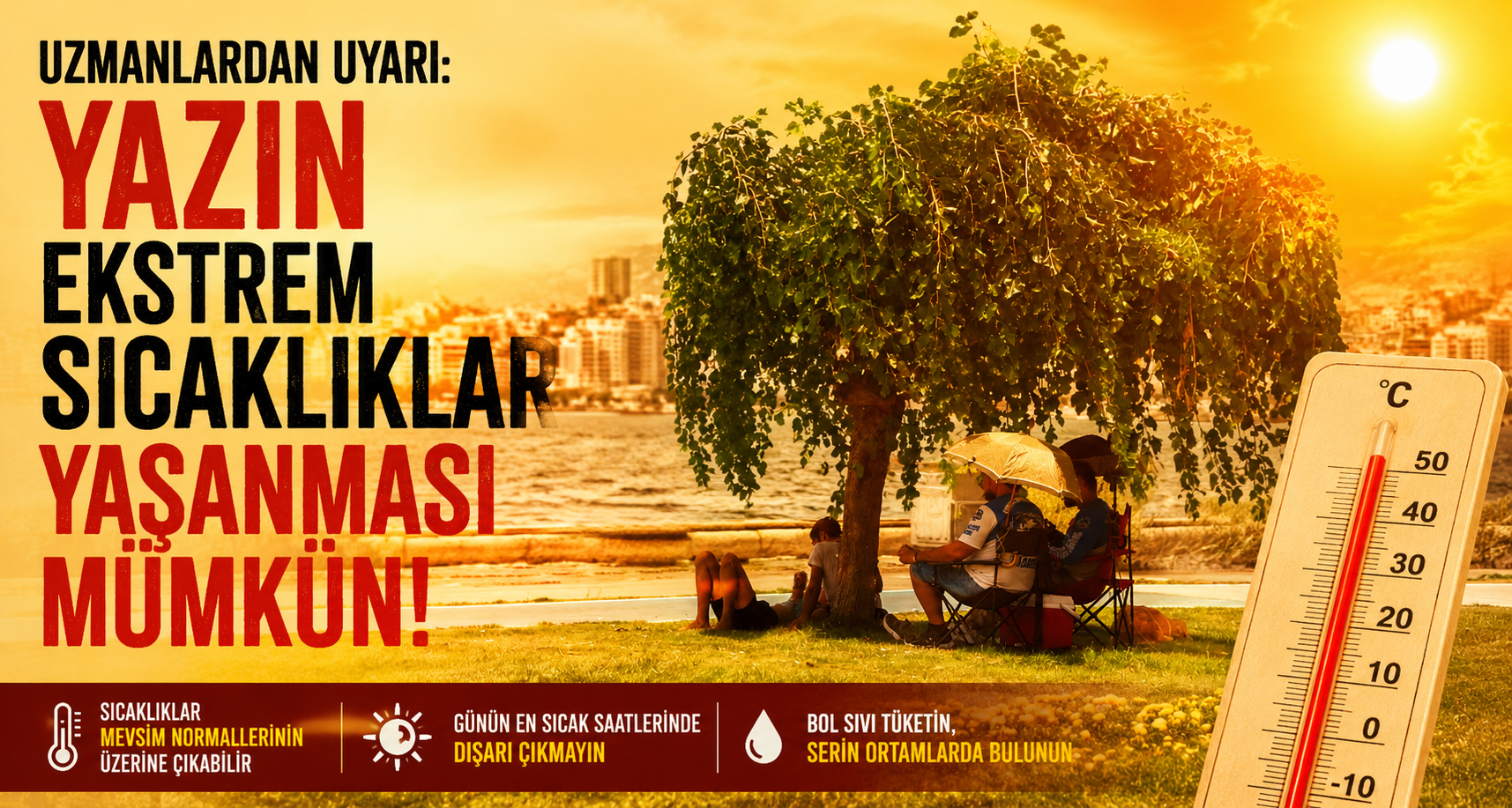Yazın ekstrem sıcaklıklar yaşanması mümkün