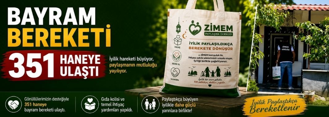 Bayram Bereketi 351 Haneye Ulaştı