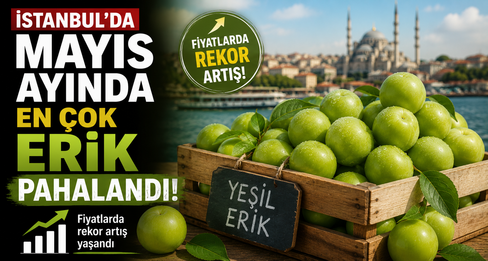 İstanbul’da Mayıs ayında en çok erik pahalandı