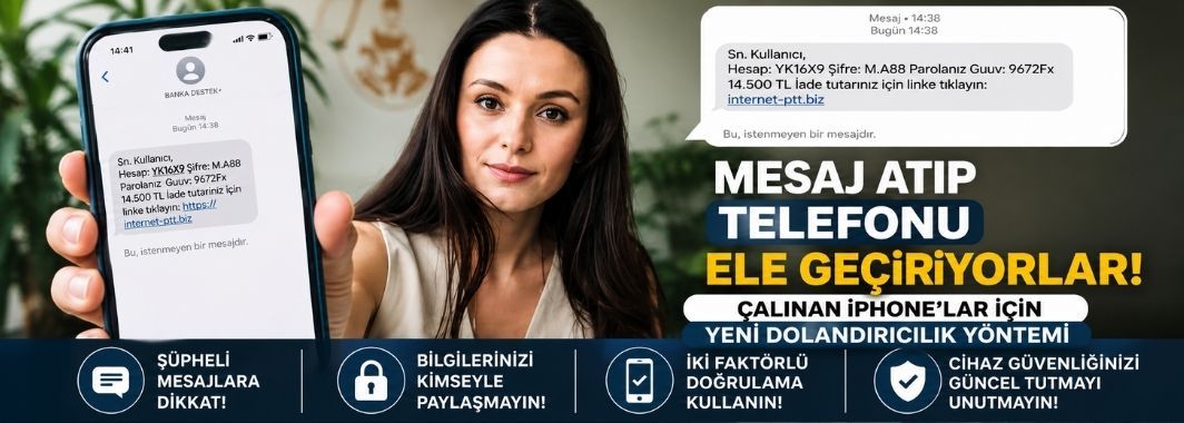 Çalınan iPhone’lar için yeni dolandırıcılık yöntemi