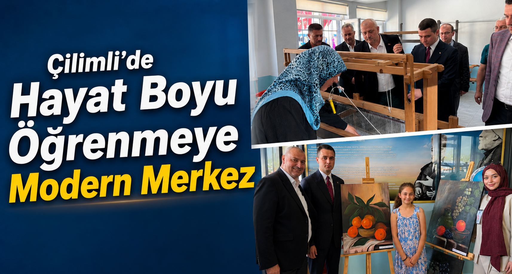 Çilimli’de Hayat Boyu Öğrenmeye Modern Merkez
