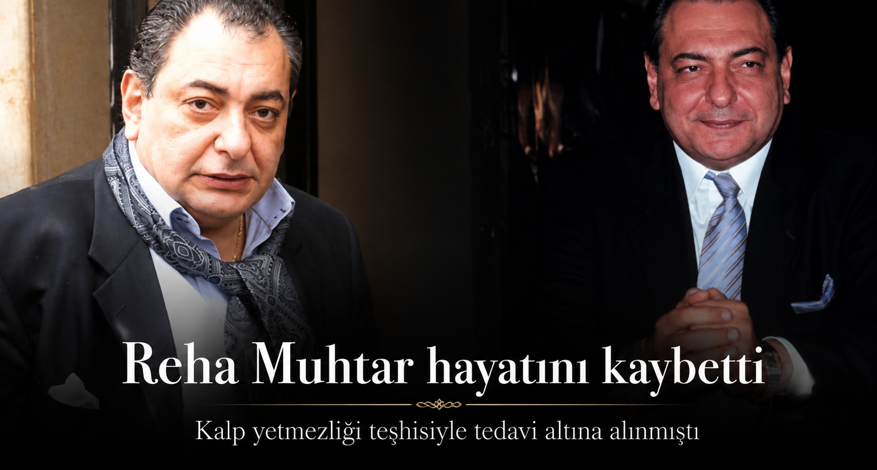 Ünlü sunucu Reha Muhtar, Bodrum’da tedavi gördüğü hastanede hayatını kaybetti