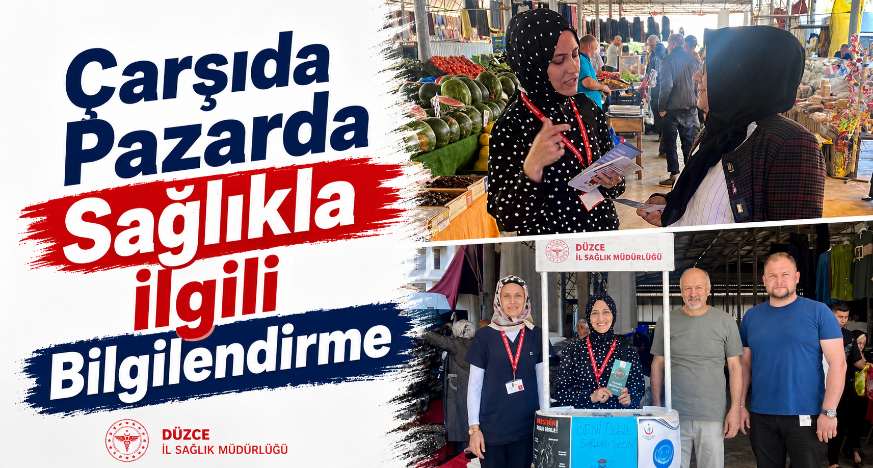 Çarşıda Pazarda Sağlıkla İlgili Bilgilendirme