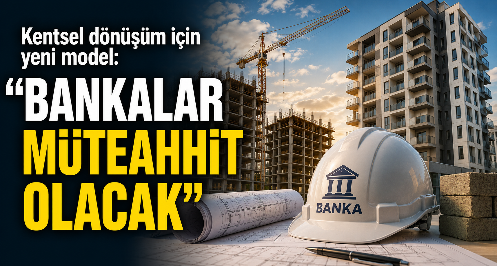 Kentsel dönüşüm için yeni model: 