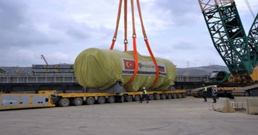 Akkuyu NGS’nin 4’üncü güç ünitesi için buhar jeneratörleri teslim edildi